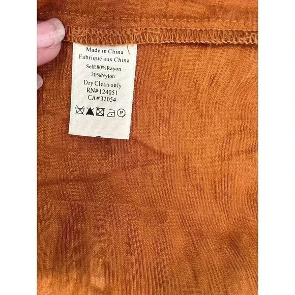 THE ODELLS ANTHROPOLOGIE DISTRESSED BACK CUT OUT BROWN SLEEVELESS TOP SMALL - Picture 10 of 10